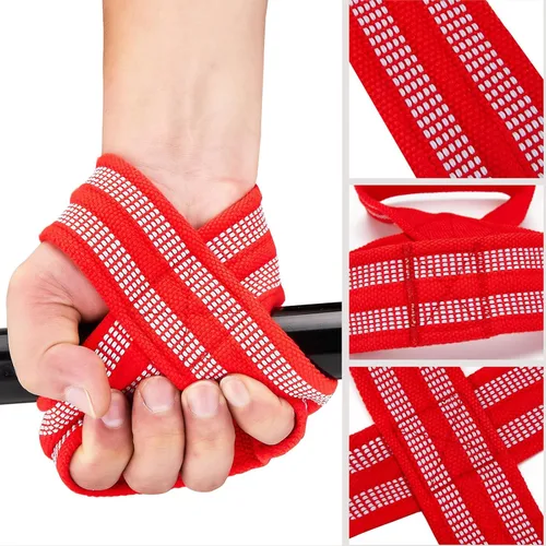 Miniatura 3 de Figura 8 Correas de elevación - Correas de levantamiento de pesas y levantamiento de pesas para entrenamiento cruzado