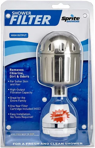 Miniatura 2 de Sprite Showers HO2-BN - Carcasa universal para filtro de ducha, 2 de alto rendimiento, níquel cepillado