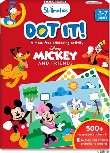 Miniatura 14 de Skillmatics Dot It - Arte adhesivo de princesa Disney, diversión sin desorden para niños, más de 500 calcomanías, kits de manualidades, actividad