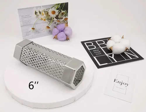 Miniatura 5 de Caja de tubo de humo para parrilla de pellets, tubo generador de ahumador frío de acero inoxidable 304, 2.5 horas de ahumado en caliente o frío