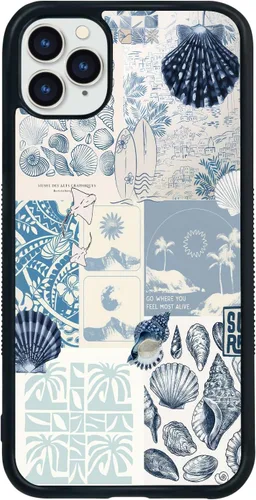 Miniatura 374 de Funda de teléfono de playa de verano a prueba de golpes y protectora con hibisco, bonitas fundas de teléfono para iPhone XR jamaica (Hibiscus Flower)