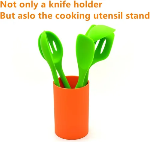Miniatura 6 de Soporte universal para cuchillos con inserto de nailon de alta calidad, soporte para utensilios de cocina, perfecto para cuchillos de cerámica