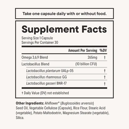 Miniatura 6 de Daily Nouri Probióticos de apoyo de peso para mujeres y hombres Metabolismo + apoyo digestivo 3 cepas clínicamente estudiadas Suministro