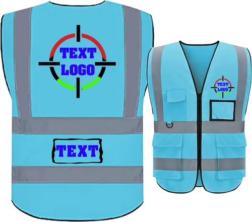Miniatura 18 de Chaleco de seguridad reflectante personalizado de alta visibilidad chaleco de seguridad para hombres y mujeres, ropa de trabajo de construcción