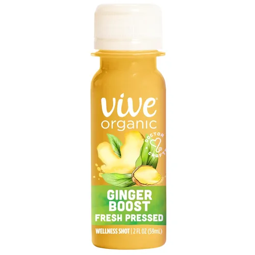 Miniatura 13 de Vive Organic - Shot de refuerzo doble digest + immunity, aloe vera prensado en frío, sidra de manzana, probióticos, 0.07 onzas de fibra, sin gluten