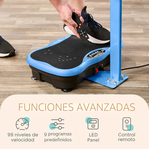 Miniatura 5 de Lifepro TrimLite Vibration Plate with Handle — Vibration Plate Exercise Machine with 99 Speed Levels, Bluetooth & Magnetic Acupoints — Whole Body