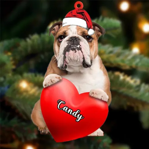 Miniatura 134 de Adornos de Navidad personalizados para perros, nombre personalizado, adorno de Malamute de Alaska, adornos acrílicos, regalos de Navidad, amantes