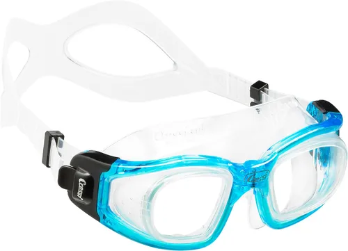 Cressi Gafas de natación para adultos con lentes de vidrio templado y sin distorsión, Galileo: fabricadas en Italia