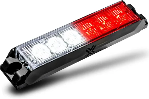 Miniatura 20 de LAMPHUS NanoFlare - Luz de advertencia estroboscópica de 5 pulgadas y 6 W, color blanco ámbar, luz de advertencia estroboscópica para parrilla