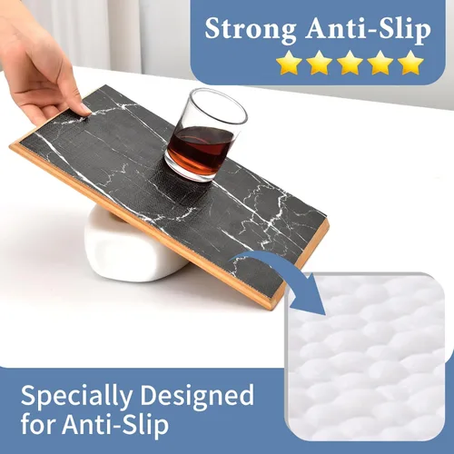 Miniatura 2 de Lámina para revestir estantes y cajones de cocina y baño, impermeable, antideslizante, sin adhesivo, fácil de limpiar, incluye cuchillo y cinta