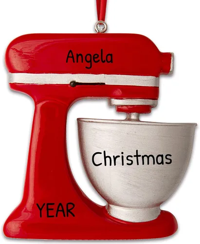Miniatura 4 de Adorno 3D personalizado de nuestra primera Navidad 2025 Adornos de pareja de panaderos para hornear juntos, adorno para parejas 2025, familia de 2
