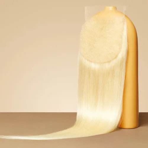 Miniatura 16 de Triippy Raw Hair 13x4 HD Lace Closure Body Wave #613 Blonde Color More Less Shedding than Regular Virgin Hair,0.10mm Ultra-Thin 13x4 Swiss Real HD