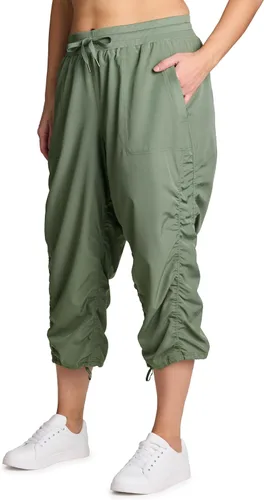 Miniatura 29 de RBX Pantalón capri tejido ligero con cordón para mujer, talla grande