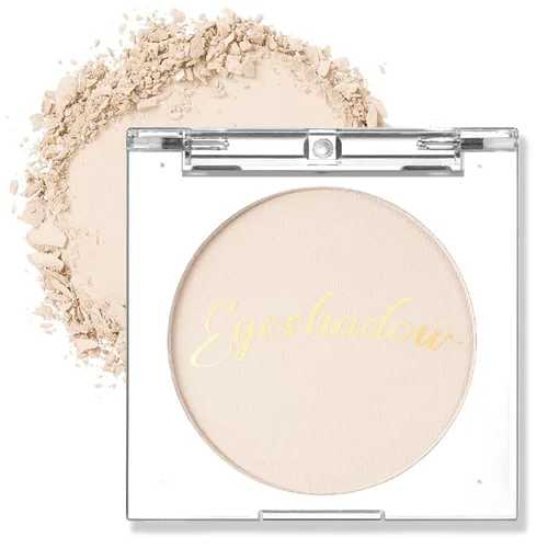 Miniatura 26 de Sombra de ojos mate individual, Sombra de ojos blanco hueso, Polvo ligero ultrafino, Sombra de ojos con base de imprimación iluminadora, Alto
