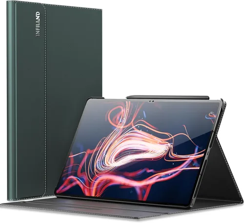Miniatura 10 de INFILAND Funda para Galaxy Tab S10 Ultra/S9 Ultra/S8 Ultra de 14.6 pulgadas, funda de soporte multiángulo compatible con Samsung Galaxy Tab S10