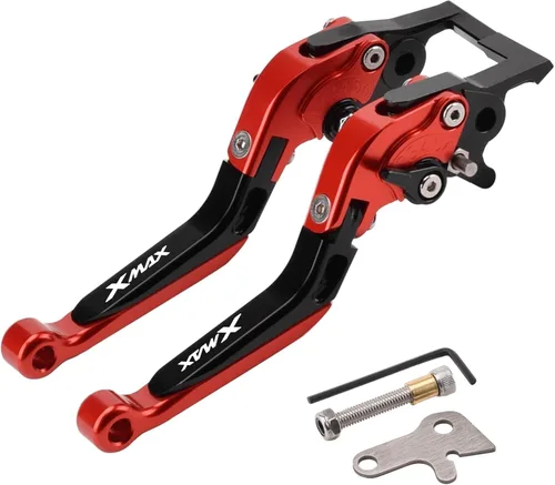 Miniatura 13 de Palancas de embrague de freno ajustables para motocicleta, cerradura de manija de estacionamiento para Yamaha Xmax 125 250 300 400 XMAX250 XMAX300