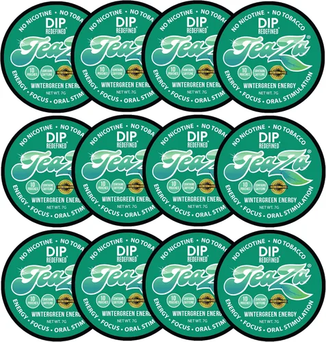 Miniatura 29 de Teaza Bolsas de Energía, Alternativa sin Tabaco sin Nicotina al Dip sin Humo, Rapé y Dip Energético, Alternativa Saludable al Tabaco de Mascar, Uso