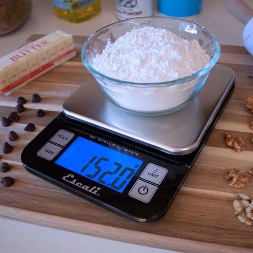Miniatura 3 de Escali Nutro - Báscula digital de alimentos, aparato de cocina multifuncional, medición precisa de peso y control de porciones, hornear y cocinar