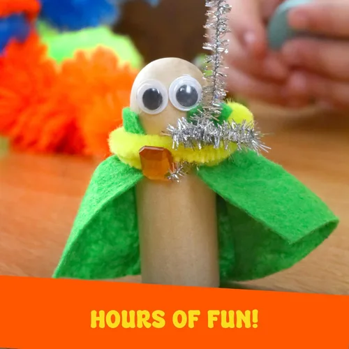 Miniatura 7 de Kit de Arte y Manualidades de Kid Made Modern – Un DIY de 1.7 kg de Suministros y Materiales de Manualidades para Proyectos Artísticos Creativos Kit