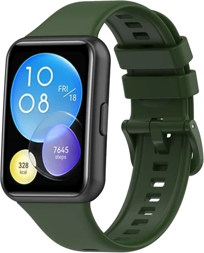 Miniatura 17 de Senter Correas de repuesto de goma suave de liberación rápida para Huawei Watch Fit 2 Smart Watch Blanco