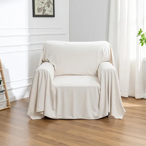 Miniatura 18 de MEETSKY Funda para silla reclinable, a prueba de arañazos, para gatos, fundas de sofá de gran tamaño, lavable para sofá individual, funda suave