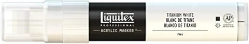 Miniatura 47 de Rotuladores de pintura Liquitex Professional, de punta ancha, Verde fosforescente, 8mm Verde fluorescente