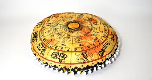Miniatura 24 de CRAFT KALA Funda de Cojín Grande de Suelo Hippie Mandala Funda de Cojín de Meditación Funda de Puf Redondo Funda de Cojín Bohemia para el Suelo