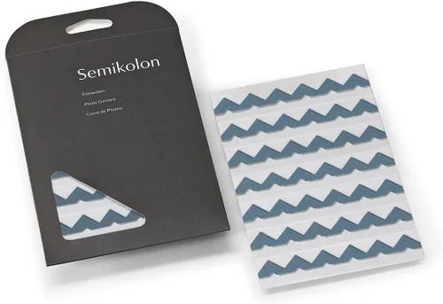 Miniatura 9 de Semikolon - Esquinas autoadhesivas para álbumes, 252 piezas, color plateado Plata