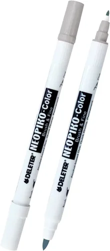 Deleter Neopiko - Marcador de color [tinta a base de alcohol, punta dual] [Color: (555) gris frío 5] para diseño gráfico e ilustración profesional