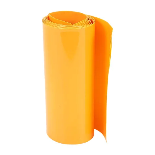 Miniatura 12 de Othmro Kit de tubos termorretráctiles de batería de 3.28 pies, tubo termorretráctil de PVC de aislamiento de ancho de 3.35 pulgadas, tubo de Azul