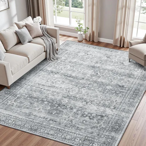 Miniatura 13 de Lofus Alfombra de pasillo de 2 x 10 pies para pasillos, alfombra verde lavable con parte trasera de goma antideslizante, alfombra suave de pelo bajo