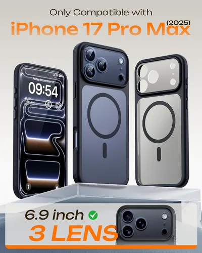 Miniatura 289 de TOCOL Funda para iPhone 11, compatible con Magsafe, protección completa de cámara, imanes integrados, protección contra caídas, funda translúcida
