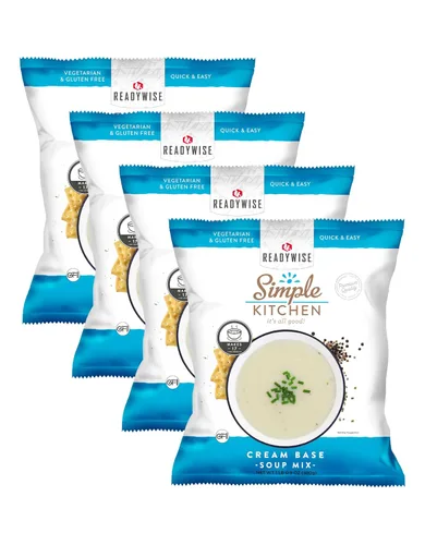 Miniatura 8 de Simple Kitchen - Mezcla de sopa de queso y brócoli, 17 porciones para preparación de comidas, vegetariana, sin gluten y liofilizada, sopa de brócoli