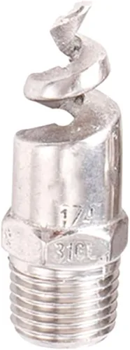 Miniatura 6 de Boquilla de chorro espiral de cono completo macho de rosca macho de acero inoxidable para riego de césped de jardín, 1/2 pulgada