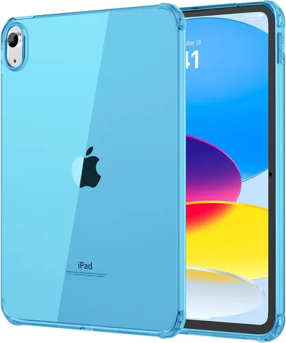 Miniatura 26 de MoKo Funda transparente para iPad (A16) de 11ª generación 2025 de 11 pulgadas/10ª generación 2022 de 10.9 pulgadas, TPU suave y ligero, 1
