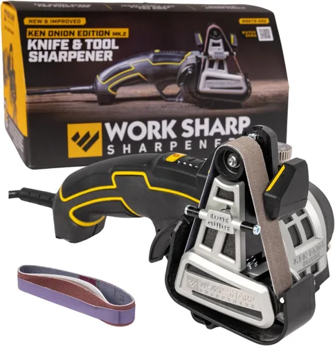 Work Sharp Ken Onion Herramienta Afiladora de Cuchillos - Sistema de Afilado de Cuchillos Ajustable - Para Cuchillos, Tijeras, Hojas Dentadas y