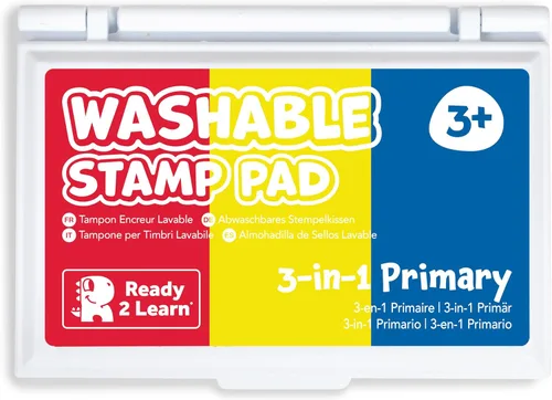 Miniatura 16 de READY 2 LEARN Almohadilla de sello lavable para niños, verde, almohadilla de tinta no tóxica para sellos, resistente a la decoloración, para decorar