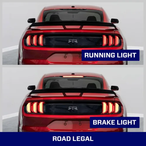 Miniatura 7 de Form Lighting Luces traseras LED secuenciales compatibles con Ford Mustang 2015-2023 (par), ahumadas Ahumado