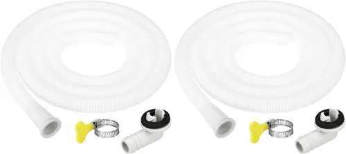 Miniatura 12 de PATIKIL Kit de drenaje de aire acondicionado de 3.3 pies, conector de drenaje universal, manguera de drenaje de CA con abrazadera para grifo