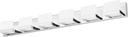 Miniatura 10 de Tipace - 3 Lámparas regulables de tocador, modernas, cromadas, con luz led arriba y abajo, para colocarlas en la pared o sobre el espejo del tocador