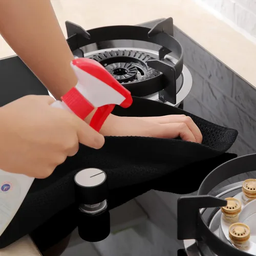 Miniatura 5 de Homaxy Trapo de cocina de 100% algodón, tejido de punto gofre, ultrasuaves, absorbentes, de secado rápido, para limpiar, 13 x 28 pulgadas, paquete