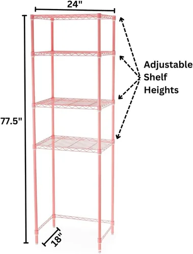 Miniatura 3 de DormCo Suprima® - Mini estante de altura extra, color rosa