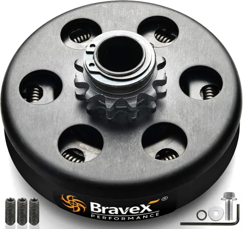 Miniatura 9 de Embrague Centrífugo Go Kart Embrague Motor Depredador Mini Bicicleta Baja 3/4" Pulgadas Bore 10 Dientes 10T para Cadena #40/#41/#420 6.5HP - Mejora