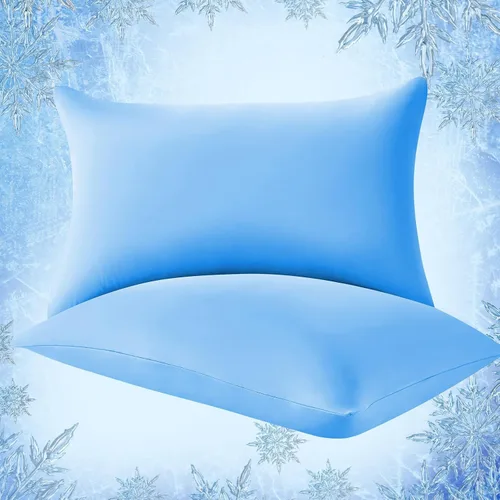 Miniatura 12 de Elegear Fundas de almohada refrescantes para personas que duermen con calor, fundas de almohada refrescantes japonesas Q-Max 0.5, en ambos lados