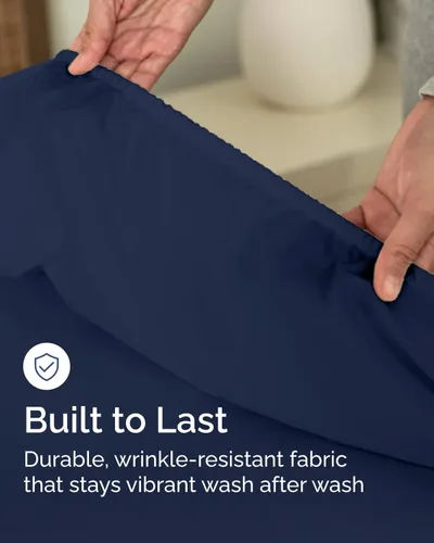 Miniatura 6 de Sábana bajera ajustable tamaño individual XL – Paquete de 4 sábanas bajeras individuales – Se adapta a colchones de hasta 16 pulgadas de profundidad