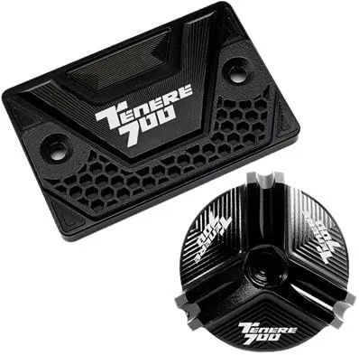 Miniatura 18 de Z Para Yamaha Tenere 700 Tenere700 XTZ T700 2019-2023 Tapa del líquido de freno delantero Tapa del tapón del motor X (Color : EP Gold)