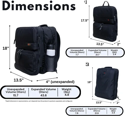 Miniatura 5 de Paquete especial! Paquete doble Trilogy + bolsa de lona plegable 5 en 1 Penta. Ahorra $29! Obtén 5 bolsas modulares mezcla y combina como quieras.