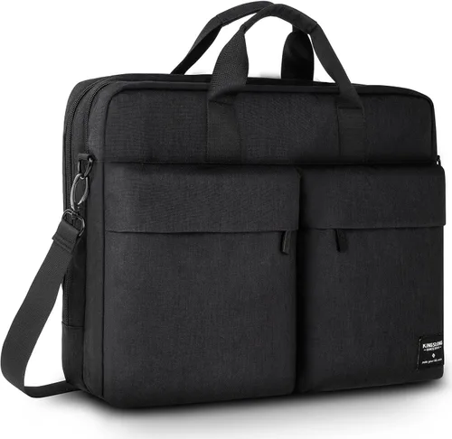 KINGSLONG Maletín para laptop de 17.3 pulgadas para hombres y mujeres, bolsa de mensajero para laptop con correa para el hombro, bolsa cruzada de