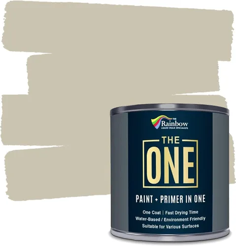 Miniatura 11 de THE ONE Pintura e imprimación todo en uno, negro mate, 8.5 onzas líquidas/250ml, fórmula de 1 capa, decoración fácil de interiores y exteriores