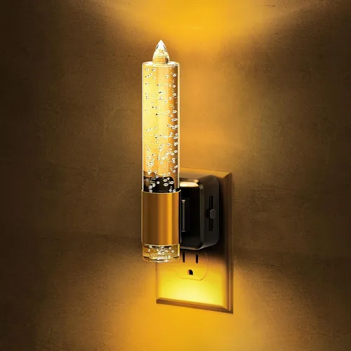 Miniatura 14 de L LOHAS LED Night Lights Plug into Wall, Acrylic Bubble Night Light,Dimmable Nightlight with 0-100 LM, 3000K Plug in Night Light with Dusk to Dawn